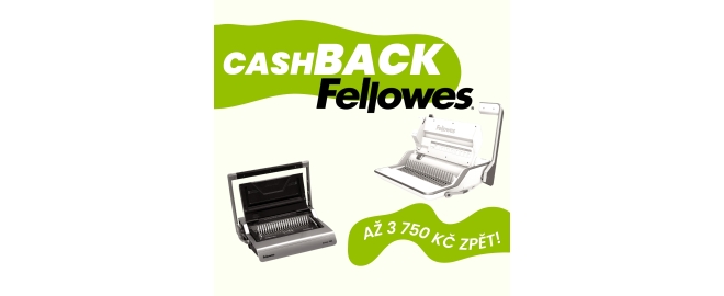 Fellowes cashback - až 1 000 Kč zpět!