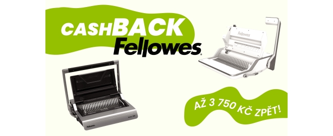 Fellowes cashback - až 1 000 Kč zpět!