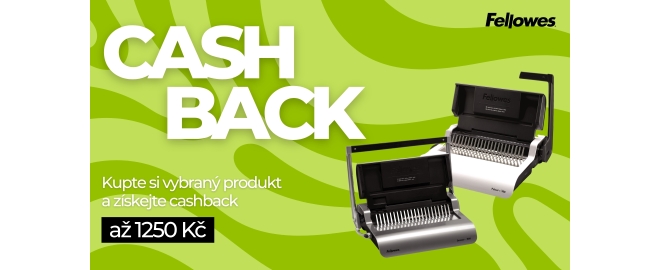 Fellowes cashback - až 1 250 Kč zpět!