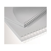 Kovové hřbety Eurosupplies (3/1") 12,7 mm bílé