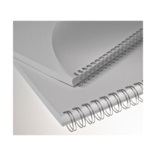 Kovové hřbety Eurosupplies (3/1") 12,7 mm stříbrné