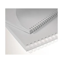Kovové hřbety Eurosupplies (3/1") 14,3 mm bílé 50 ks