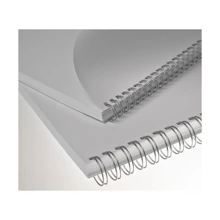 Kovové hřbety Eurosupplies (3/1") 9,5 mm stříbrné