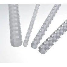 Plastové hřbety Eurosupplies 6 bílé