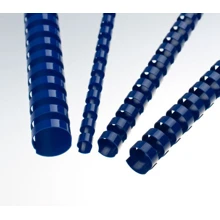 Plastové hřbety Eurosupplies 6 modré